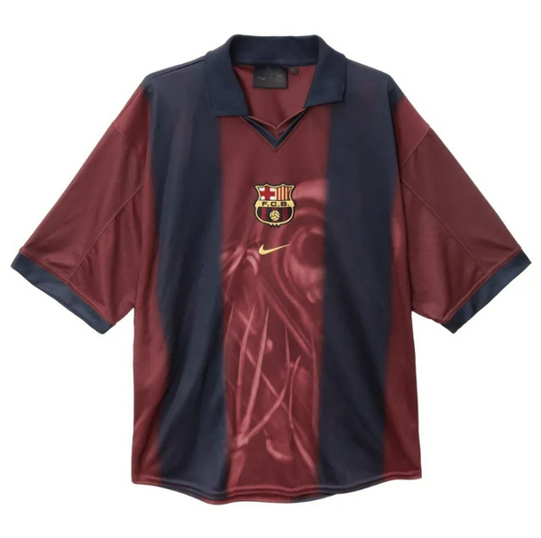 Travis Scott x NK Camiseta FC Barcelona Retro 2000/01 Home Skeleton