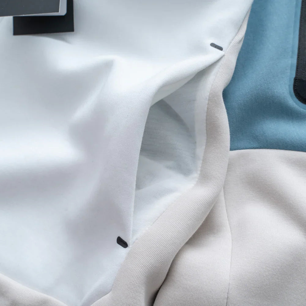 Conjunto NK Tech Fleece Azul e Branco