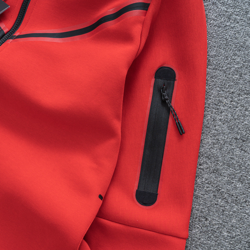 Jaqueta NK Tech Fleece Vermelho