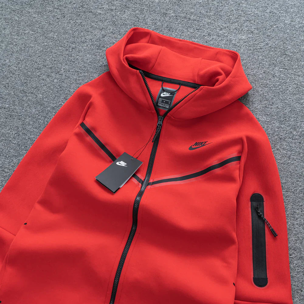 Conjunto NK Tech Fleece Vermelho